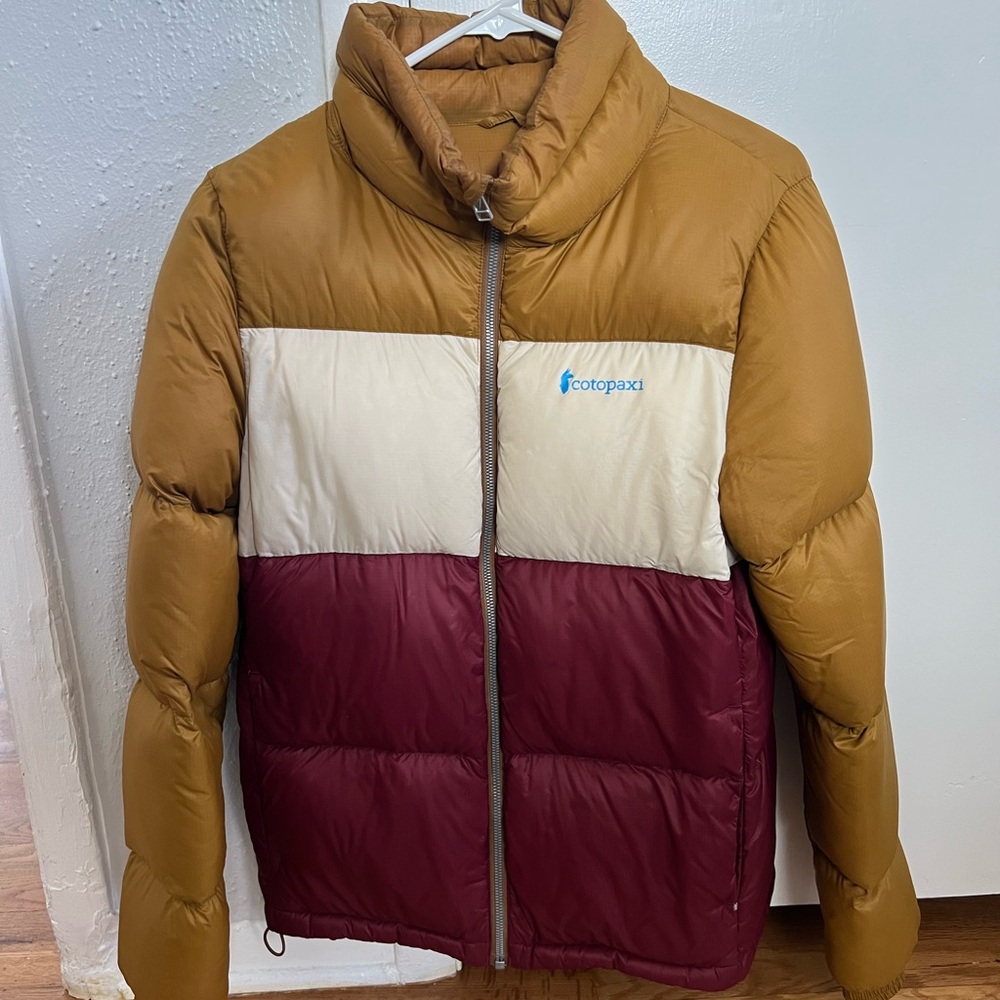 Cotopaxi Mustard Puffer Jacket